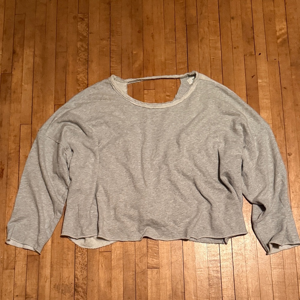 Aerie Light Gray Women's Sweatshirt